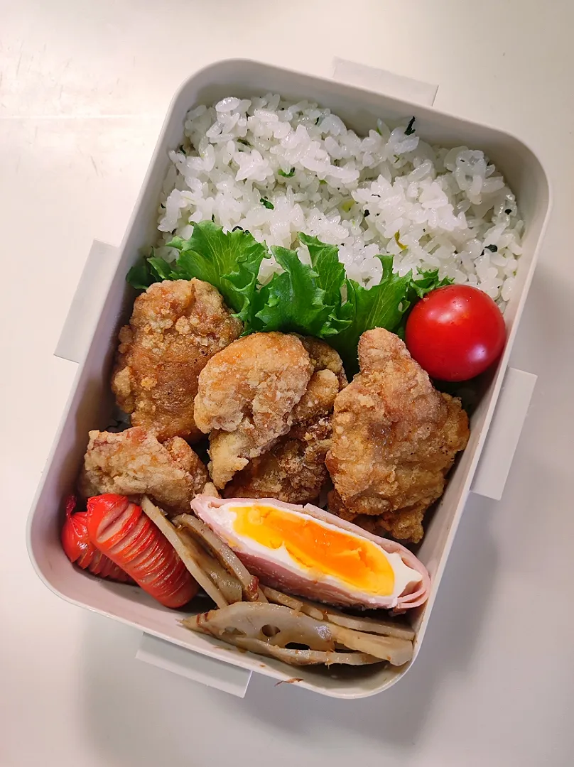 Snapdishの料理写真:男子高生弁当|ぽぽちゃんさん