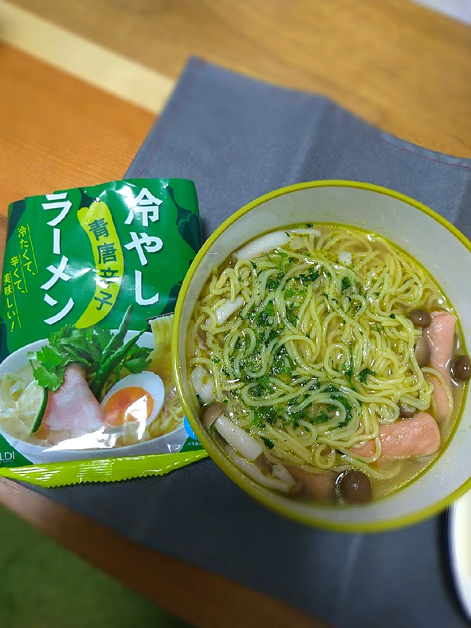 20230428冷やし青唐辛子ラーメン|かげさん