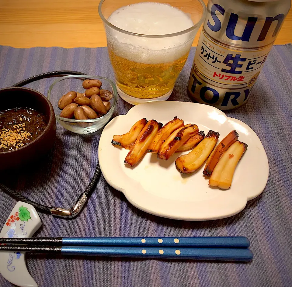 Snapdishの料理写真:2023/4/28 晩酌🍺セット🍶|ひーちゃんさん