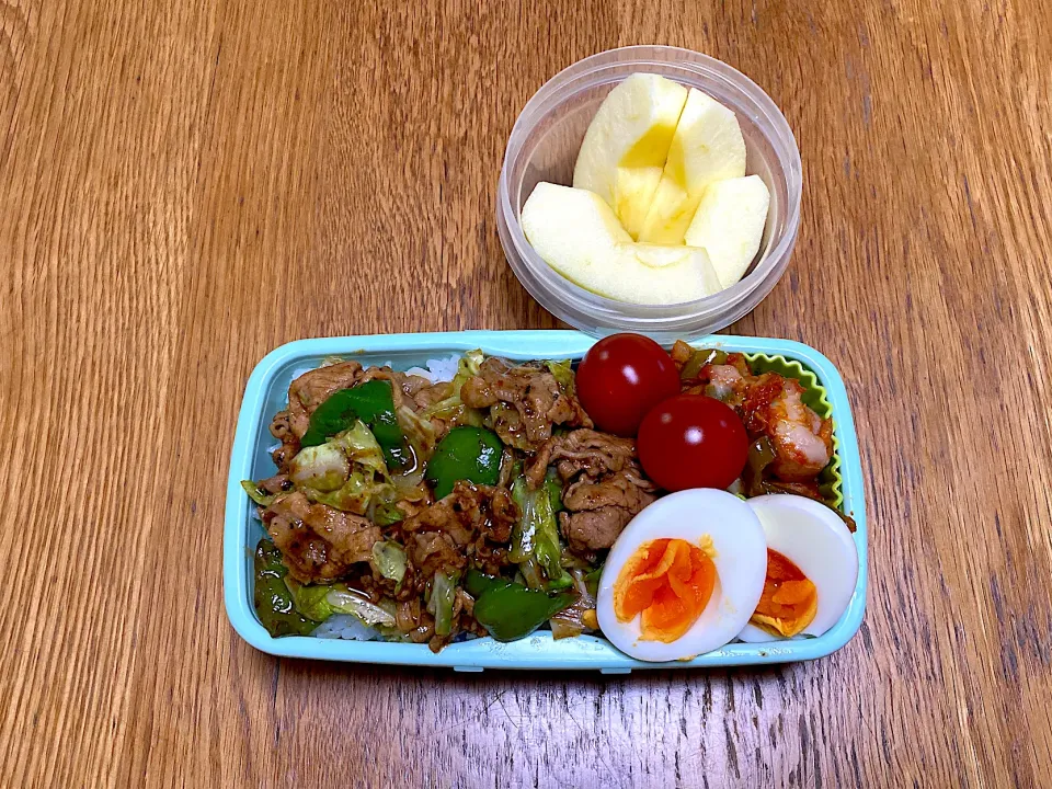 回鍋肉丼弁当🐷|ゆさん