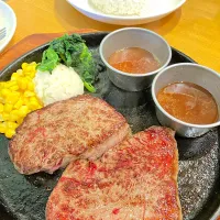 Snapdishの料理写真:ランプ肉ステーキ|さとみさん