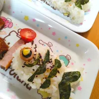 Snapdishの料理写真:鯉のぼりご飯♡|すさきゆきこさん