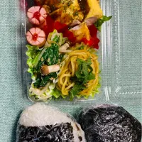 Snapdishの料理写真:鶏ささみピカタ弁当|結珠花.Hさん