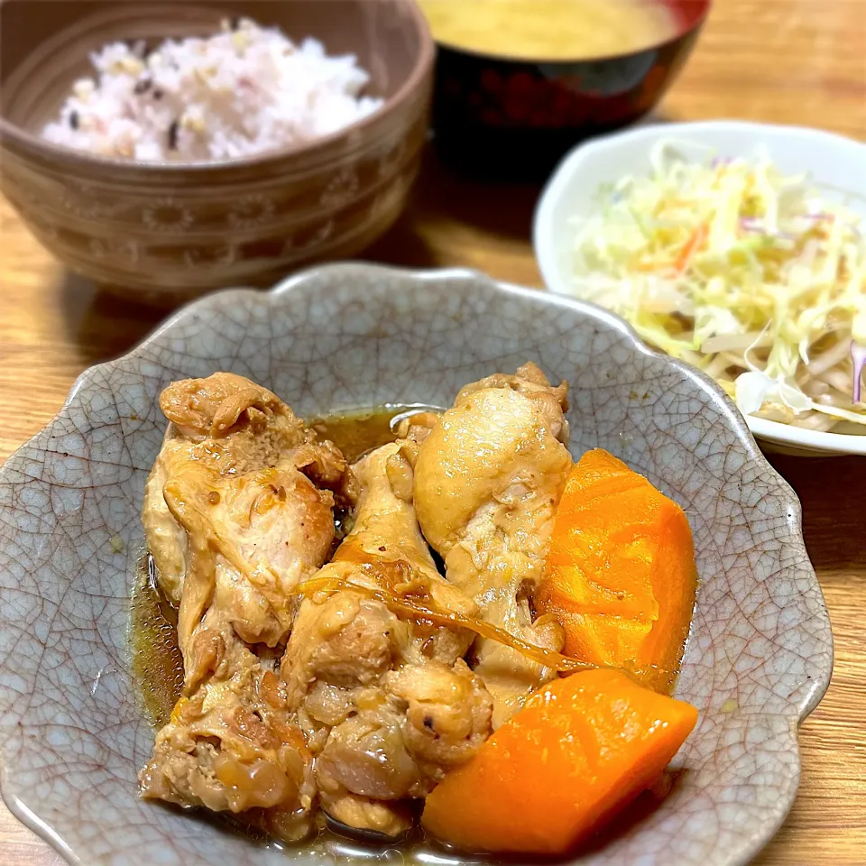 2023/04/28 焼肉のタレで鶏手羽煮 (圧力鍋)|kykyさん