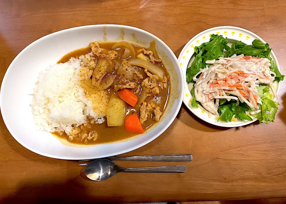 中２長男作カレー🍛|ゆっこっこさん