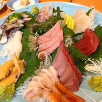 上野英寿司🍣さんの『刺身盛り合わせ』😋