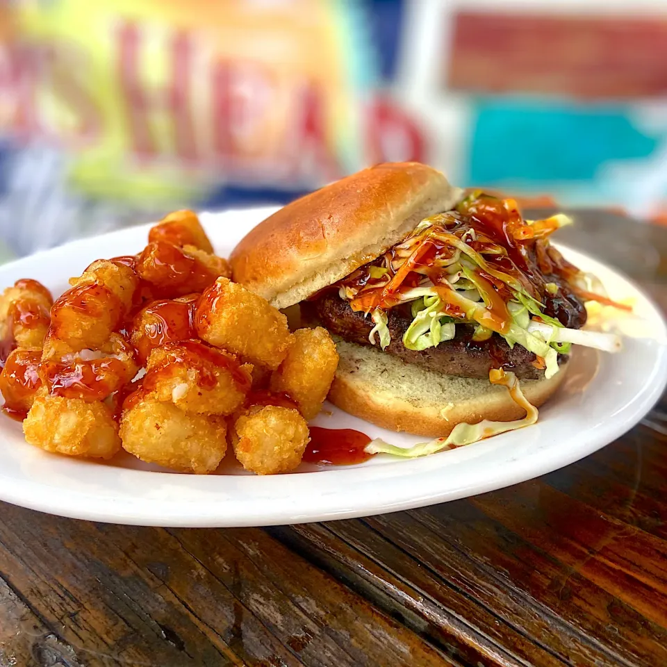 Kung Pao Burger with Asian Slaw|David Kimmellさん