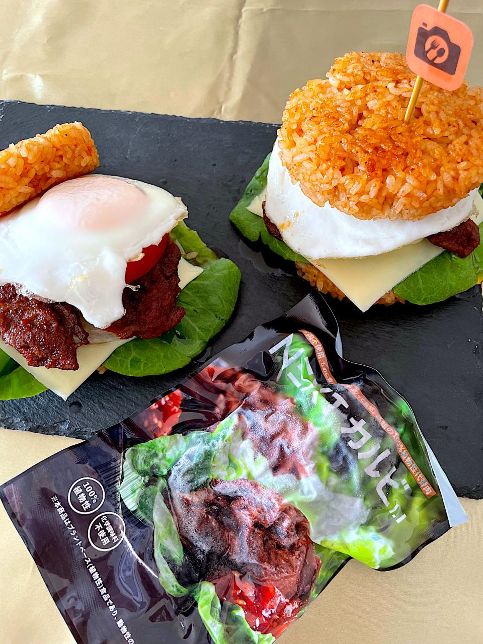 NEXTカルビでライスバーガー🍔