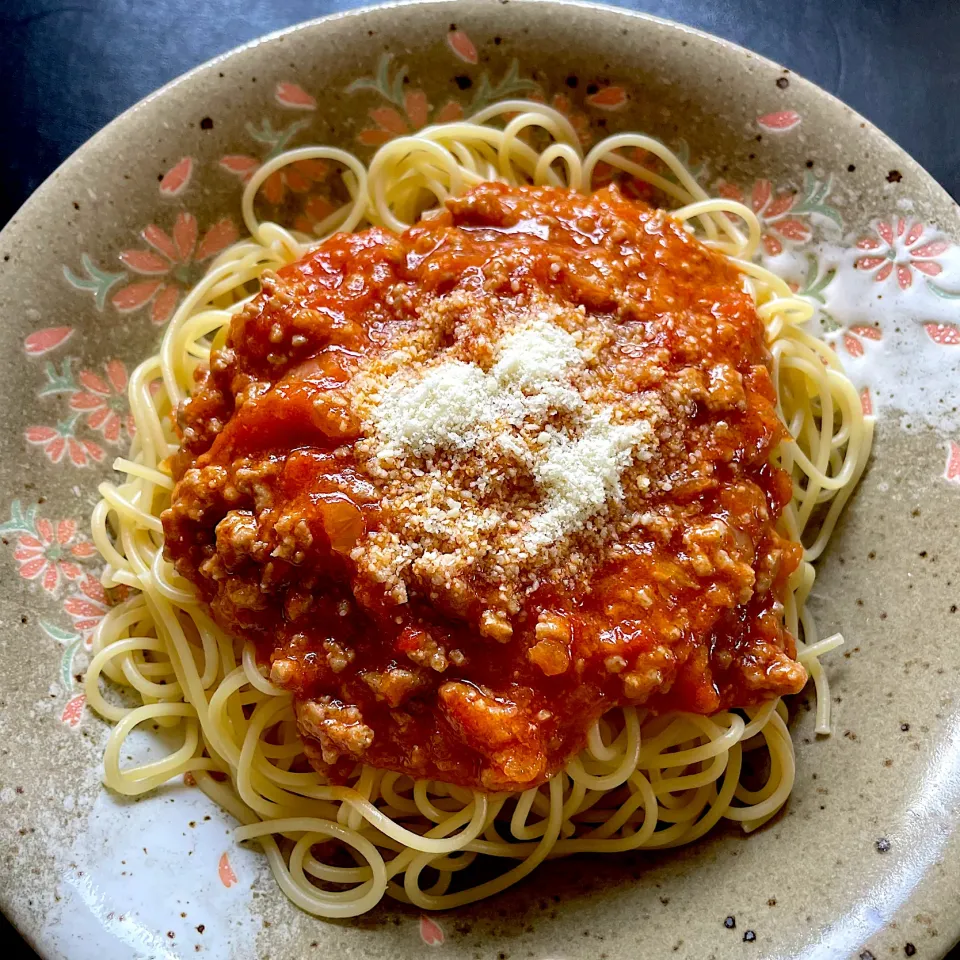 自家製トマト🍅と塩麹のミートソースパスタ🍝|ひだまり農園さん