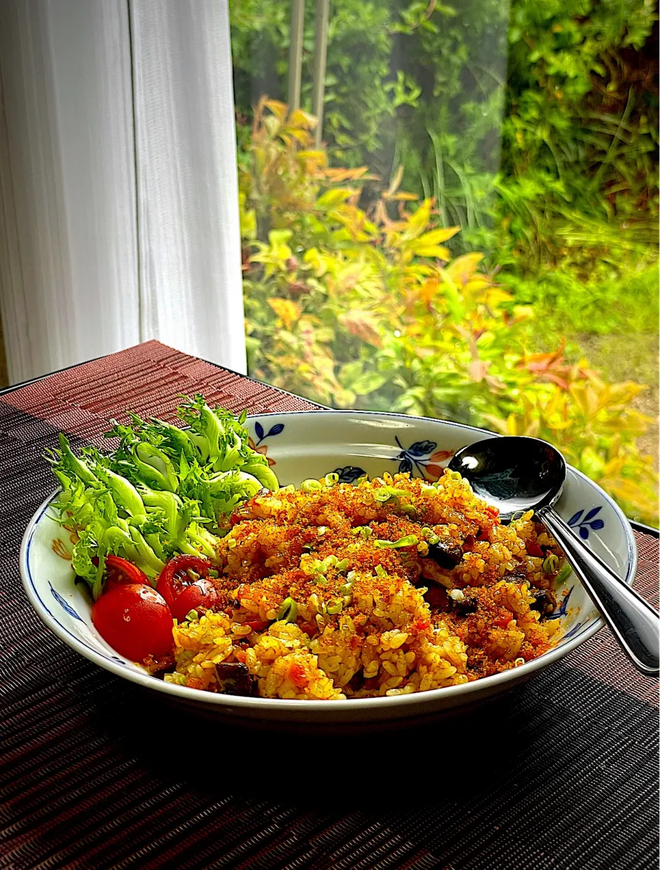 『カレー炒飯』からすみ仕立✨✨✨休日の朝ごはん❣️|イチロッタさん