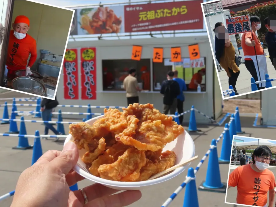 東京競馬場での肉フェスの一角に、TVおもうまい店でお馴染みの「味のイサム」が出店していました。名物豚からは下味がしっかり付いていてとても美味しかったです。|Takeshi  Nagakiさん