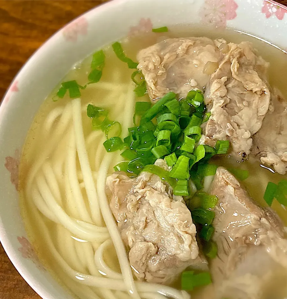 Snapdishの料理写真:ランチ 沖縄そば風|ななごさん