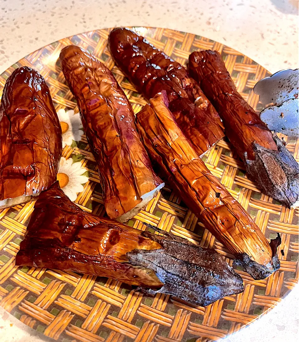 Grilled chinese eggplant|🌺IAnneさん