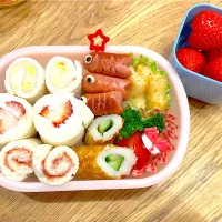 サンドイッチロールのお弁当|みほさん