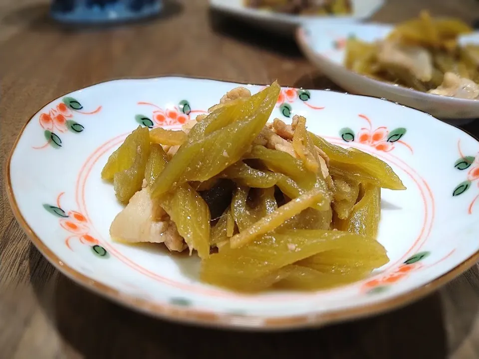 ふきと豚肉の煮物|古尾谷りかこさん