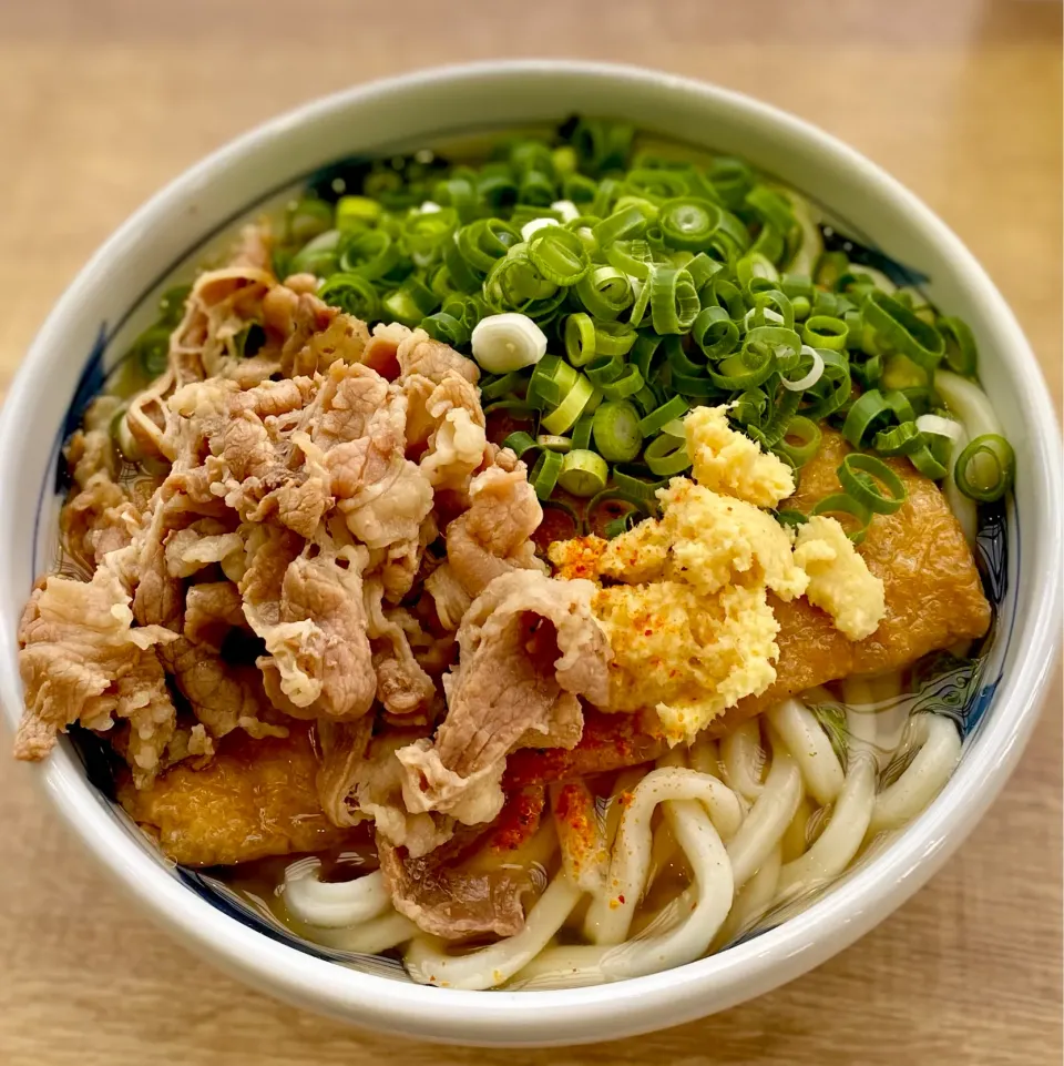 肉生姜うどん・・|ばくあんしゃさん