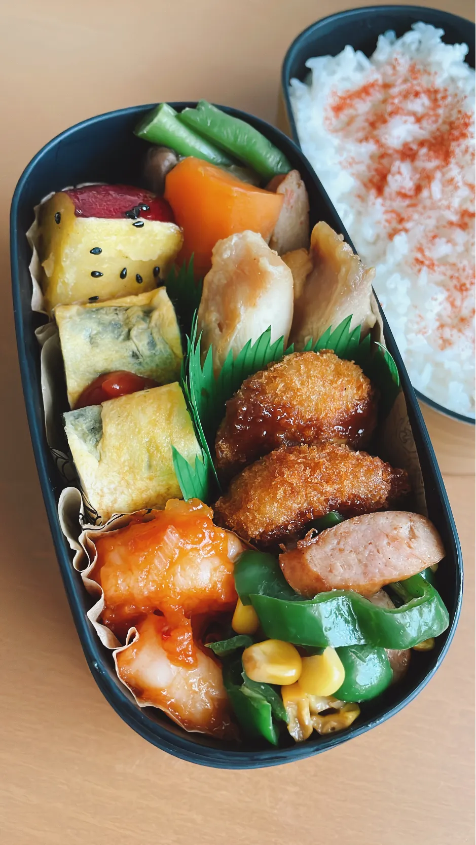 Snapdishの料理写真:今日の旦那のお弁当|sacchan( ﾐΦﻌΦ)ฅさん