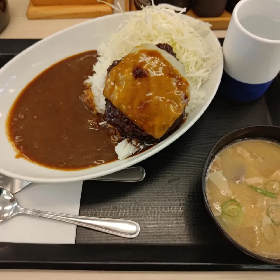 ハンバーグカツカレー|アクちゃんさん