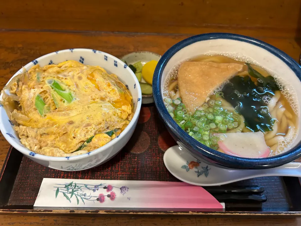 ミニカツ丼定食♨️|buhizouさん