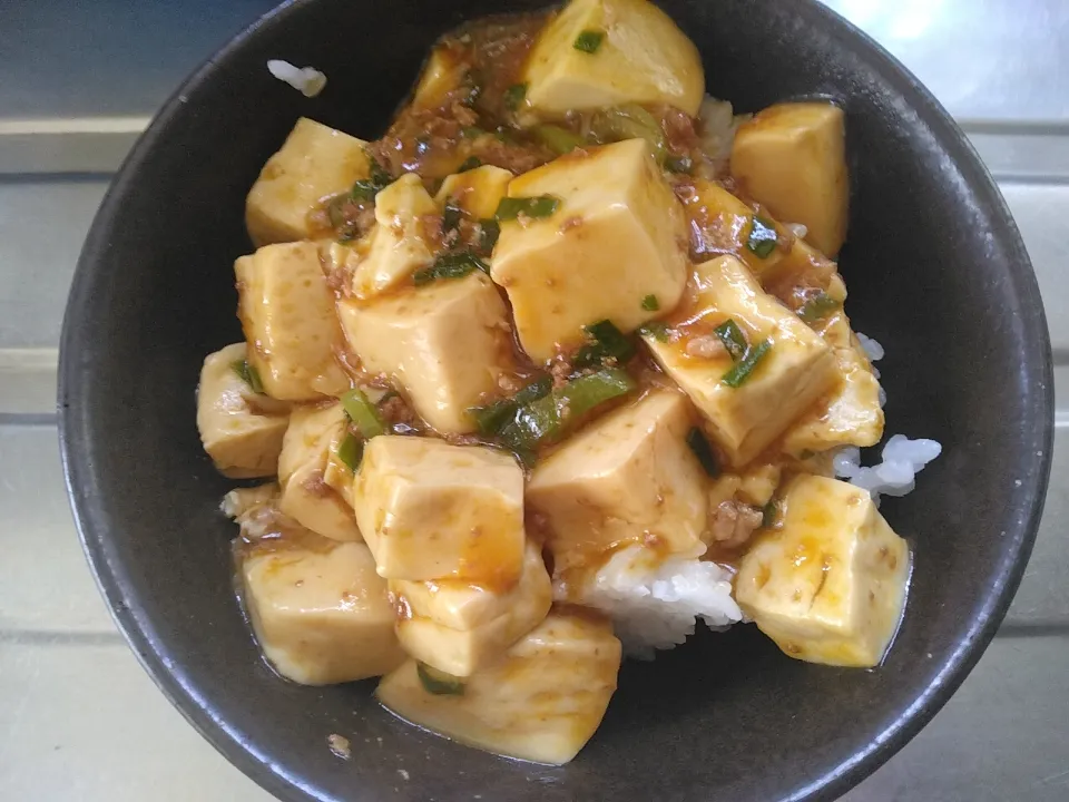 麻婆豆腐丼|darkbaronさん