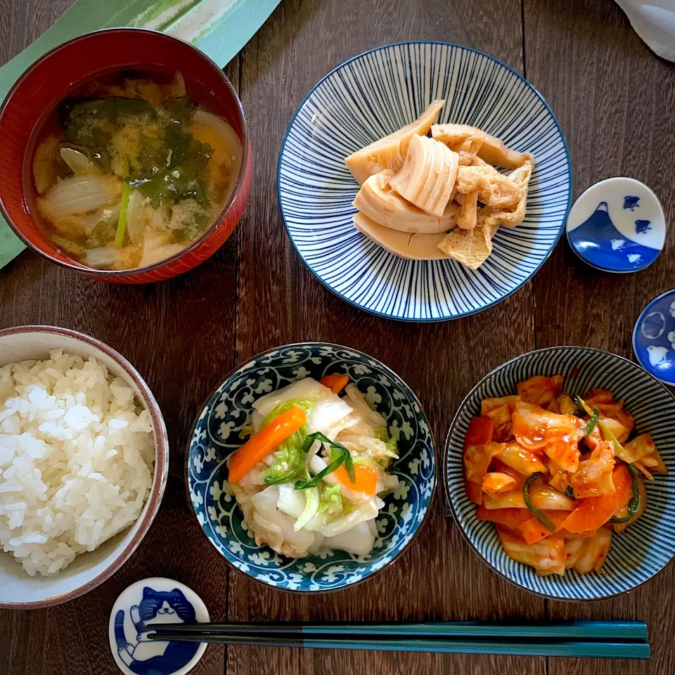 お野菜メインの朝ごはん|なだちいさん