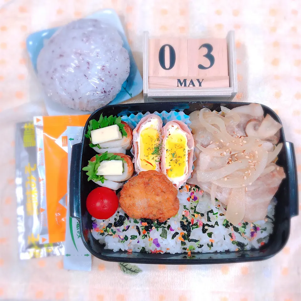 生姜焼き弁当🐷2023.5.3|ぁゃ🍃さん