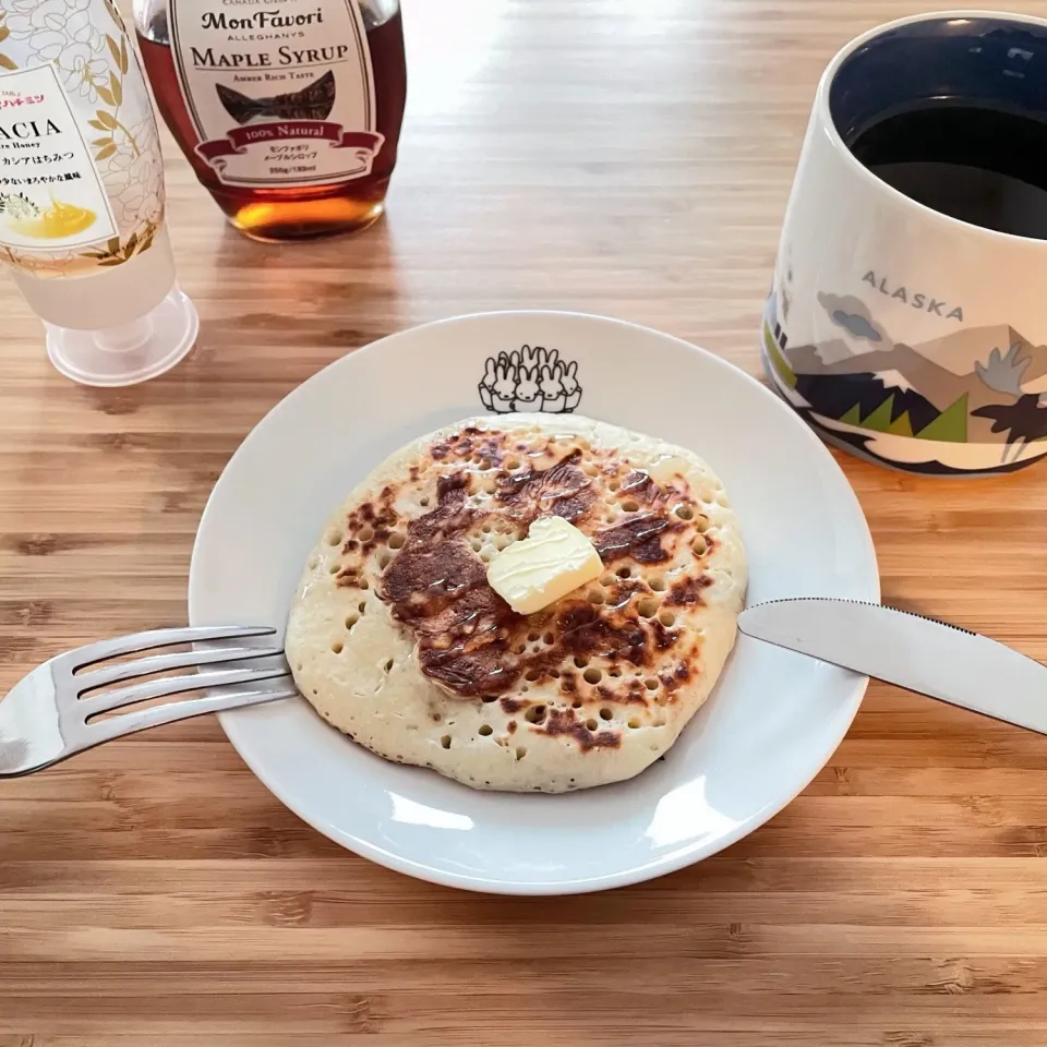 Snapdishの料理写真:クランペットパンケーキ🥞|Y🤍さん