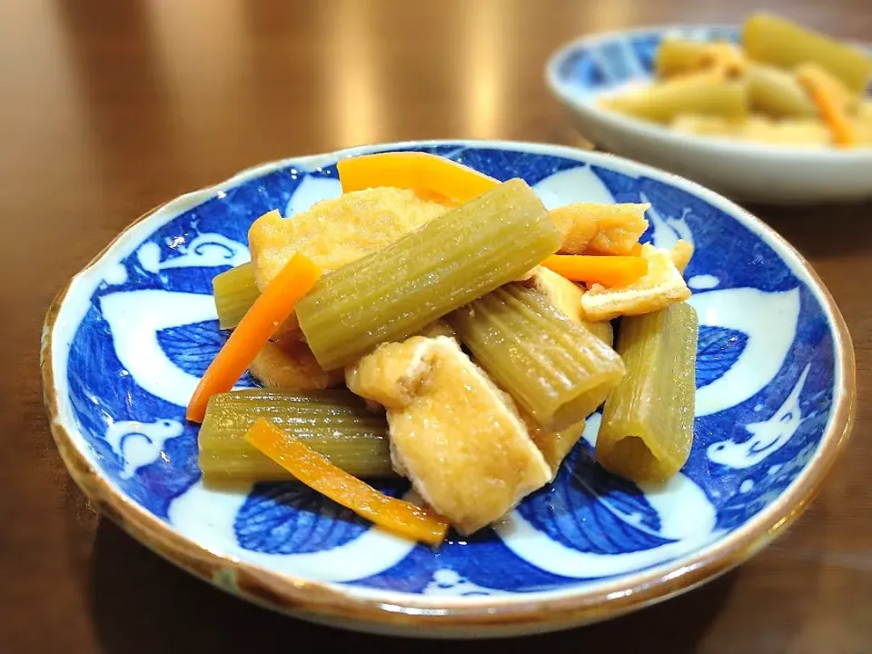 ふきとお揚げの煮物|古尾谷りかこさん