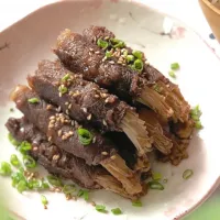 Enoki mushroom beef rolls きのこの牛肉卷キ|TheLazyPigCookingさん