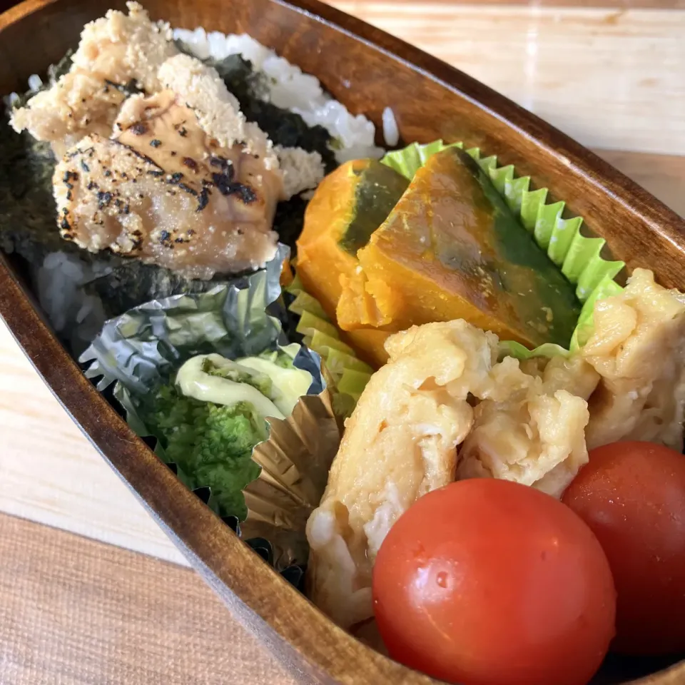 Snapdishの料理写真:あまーい卵焼きとたらこのお弁当|はるさん