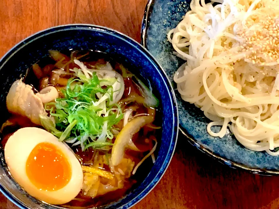 Snapdishの料理写真:豚きのこつけそうめん|半田手延べそうめんの店 阿波や壱兆さん