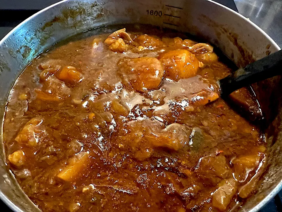 昨夜のもつ鍋からのもつカレー🍛✨|yokoさん