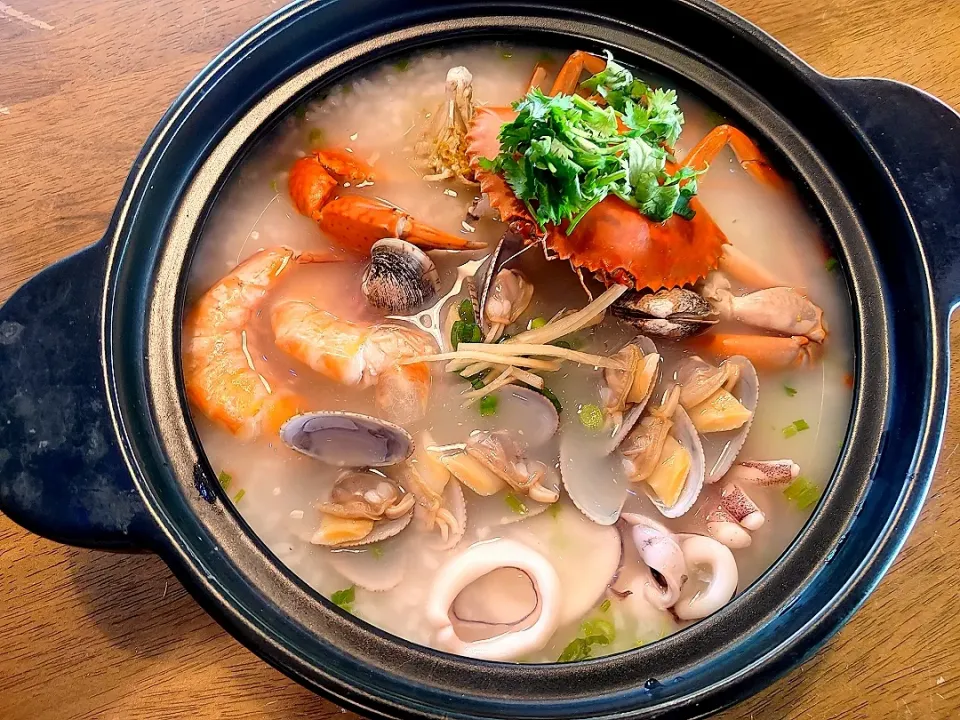 Claypot Seafood Porridge|Sherlene Angさん