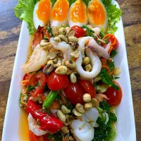 Thai Somtam Seafood Salad|Sherlene Angさん