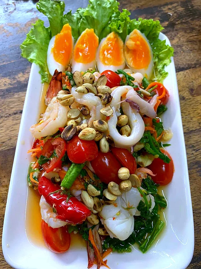 Thai Somtam Seafood Salad|Sherlene Angさん