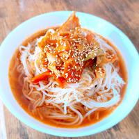 辛みそダレキャベツの冷麺