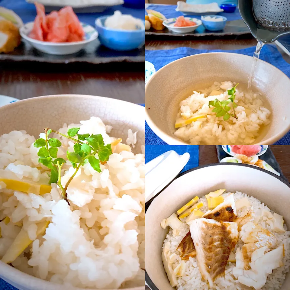 5/5 鯛飯＆鯛茶漬け朝ごはん🥞|あーるさん