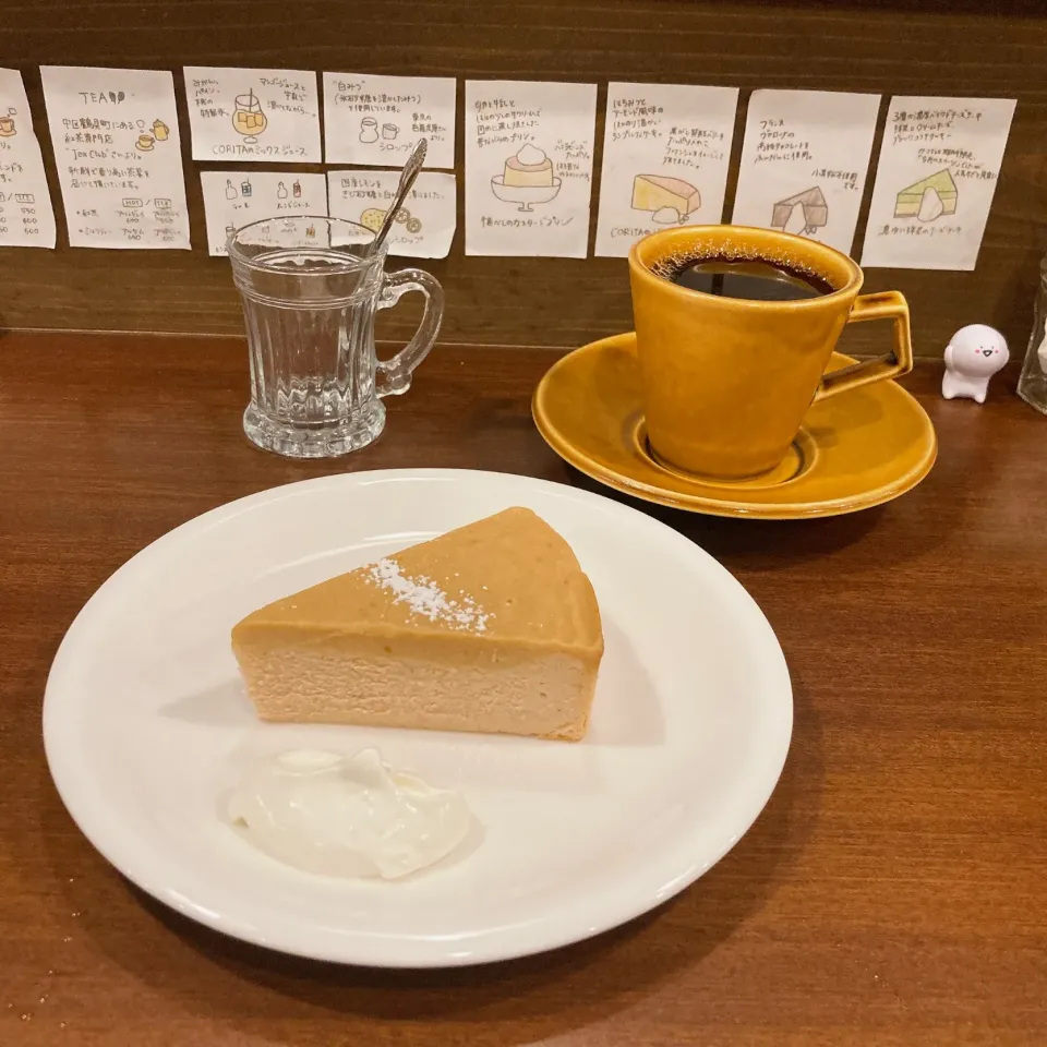 桜あんときな粉のチーズケーキ|ちゃみこさん