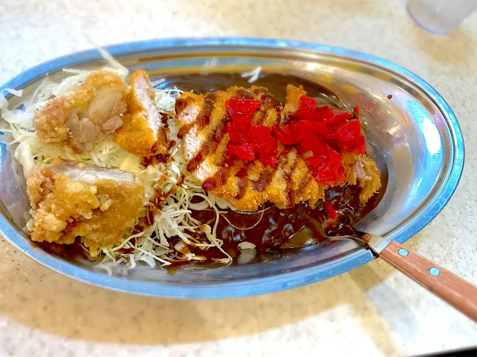 ゴーゴーカレー　カツと唐揚げ|マチママさん