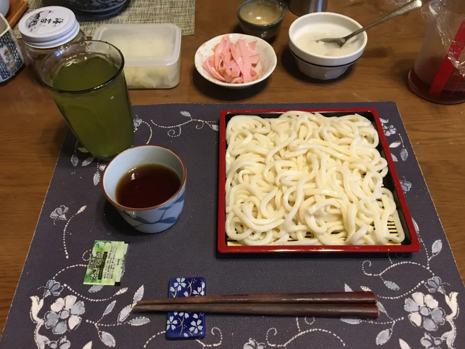 Snapdishの料理写真:ざるうどん(昼飯)|enarinさん