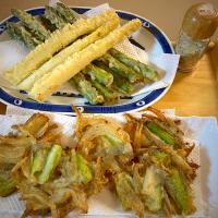 アスパラの　もったいない