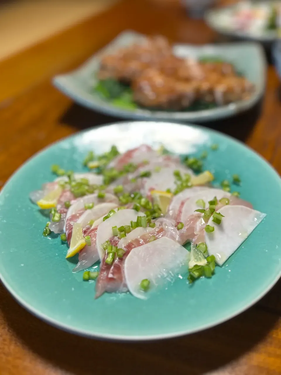 5/5の夕食　採れたてカブと鯛のカルパッチョ|yoneさん