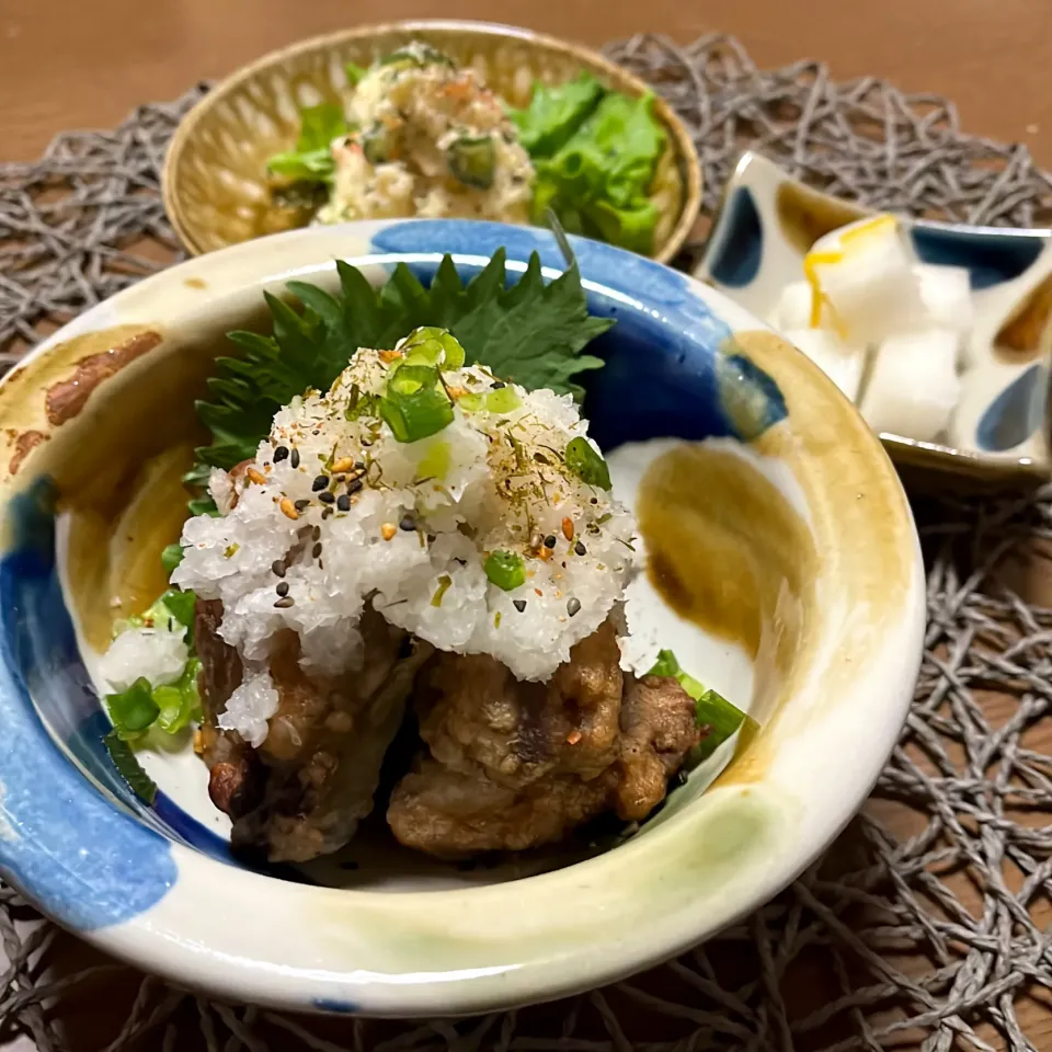 鯖みそのおろし竜田揚げ🐟|さとみこさん