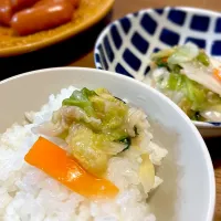 Snapdishの料理写真:うま塩ダレ白菜　白米と一緒に|メガネ食堂さん