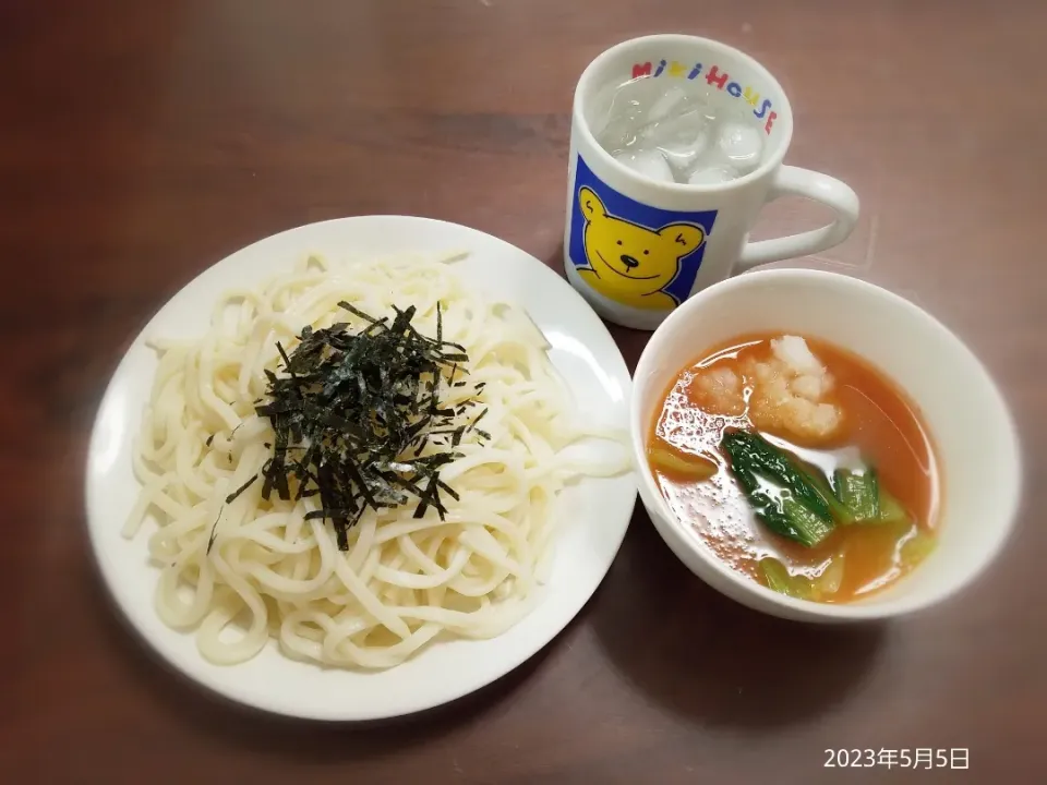 2023年5月5日の晩ご飯
冷製讃岐うどん
ピリ辛大根おろしつゆ
焼酎水割り|ソラ♂のご飯さん