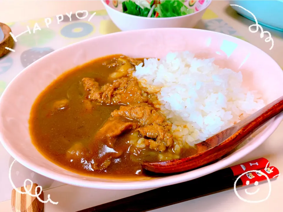 snap dishさんにいただいた、「nextカルビ」を使って牛スジカレー🍛✨食感がもうお肉‼️|nacchan♪さん