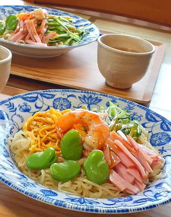 Snapdishの料理写真:アルモンデ冷やし中華🎐|びせんさん