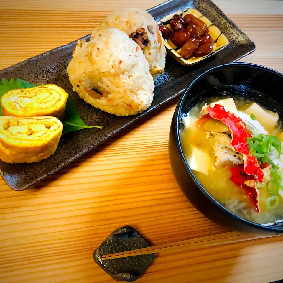 昨日の朝ごはん🍙|ユミさん