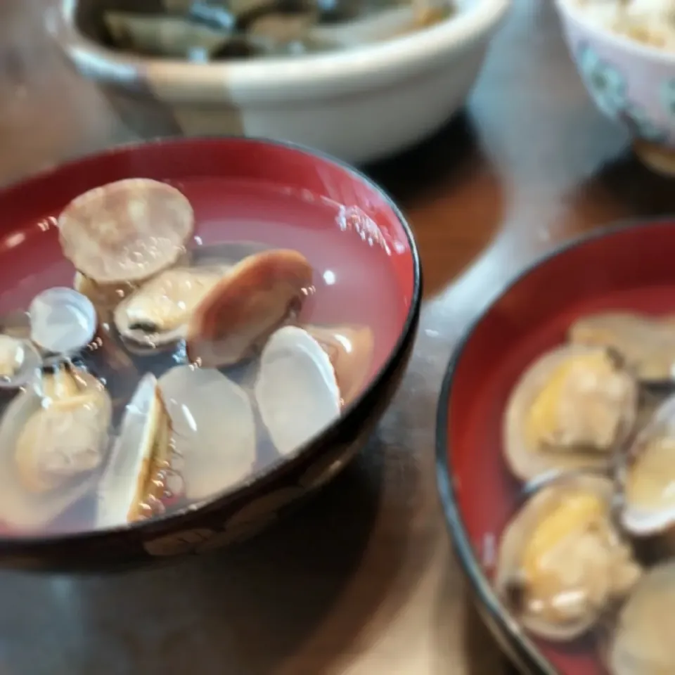 イチロッタさんの料理 『あさり汁』✨✨✨潮汁だよ。味付けは塩だけね。😋|みよぱさん