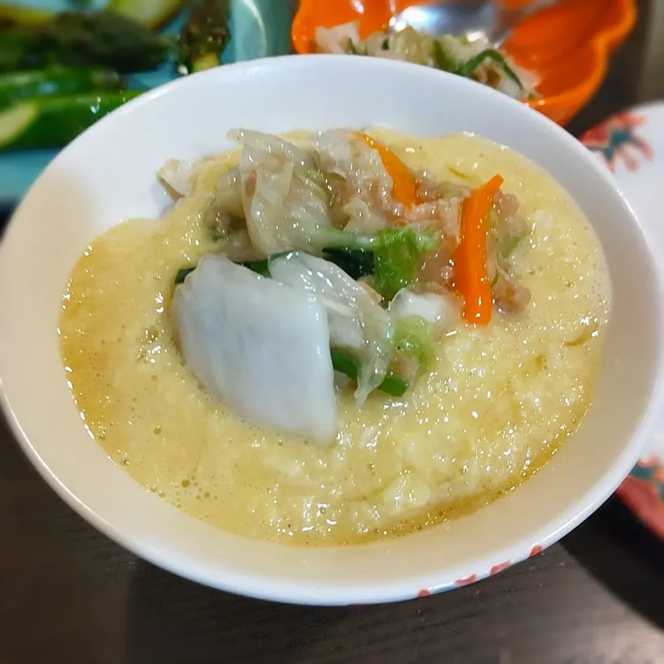 うま塩ダレ白菜でとろろご飯|Rieさん